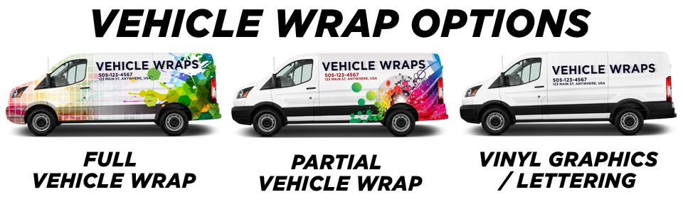 Peconic Vehicle Wraps & Graphics vehicle wrap options